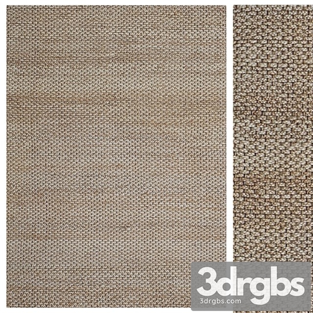 Natural Desert Handwoven Jute Rug