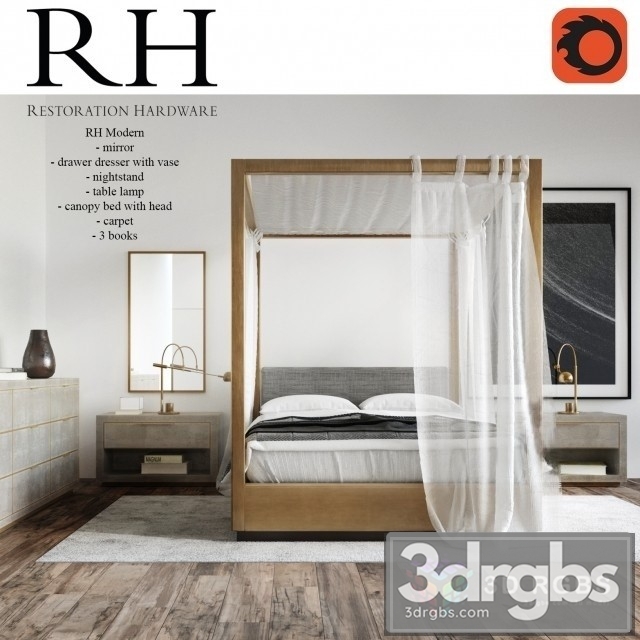 Restoration Hardware Modern Bedroom