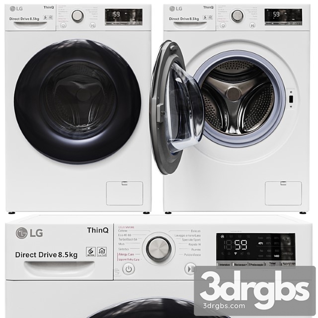 Washing machine LG F2V5GS0WT