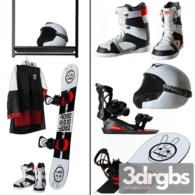 Snowboard set