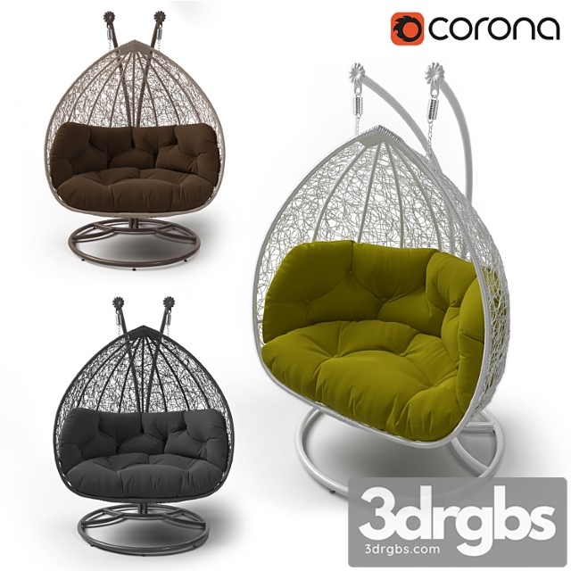 Double cocoon chair