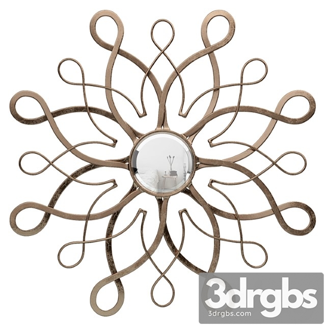 Barnabas sunburst accent mirror rdbl4428