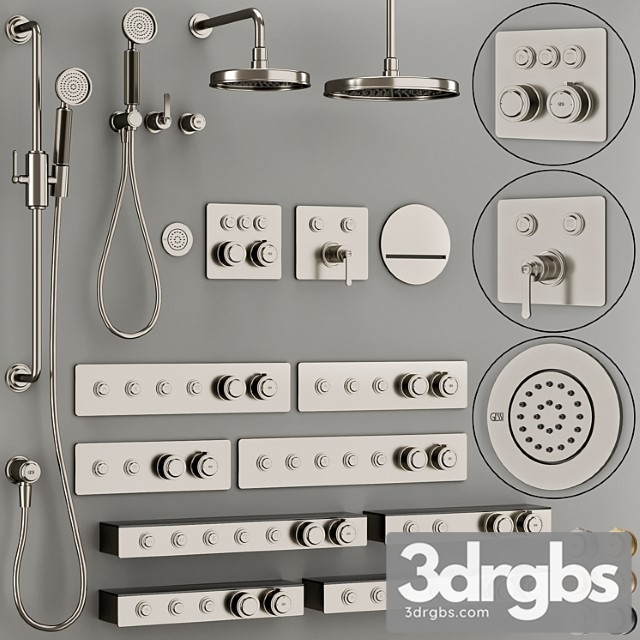 Gessi Hi Fi Eclectic Bathroom Faucet Set