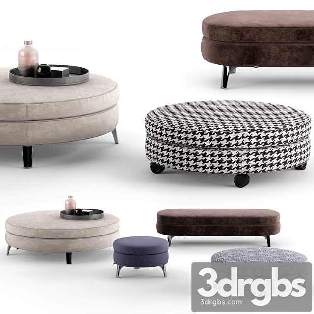 Minotti denny ottomans 2