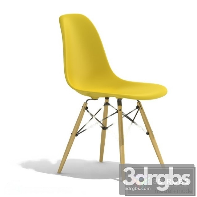 Eames Plastic Side Chair Dsw Chair Vitra Yellow