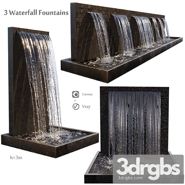 Waterfall Fountains Cascade