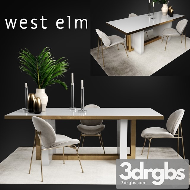 Table and Chair West Elm Collections 