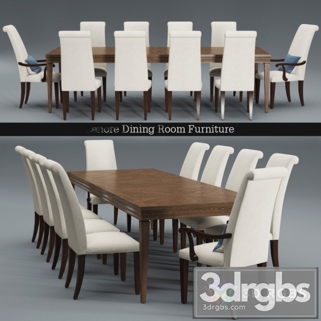 Lenore Dining Table and Chair
