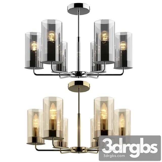 Ceiling chandelier vele luce licia vl1923l06 and vl1924l06