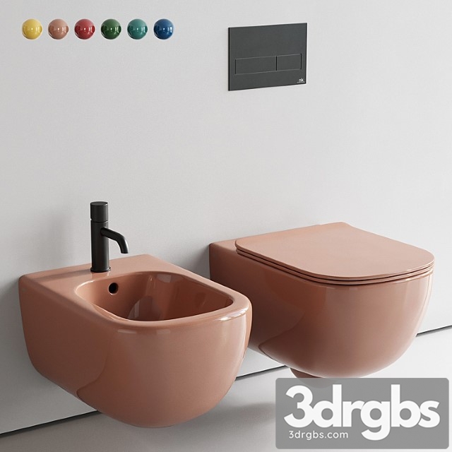 Ceramica Cielo Era Wall Hung WC Set 2