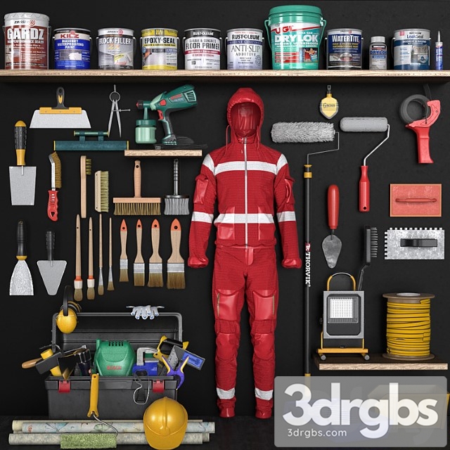 Garage tools set 9