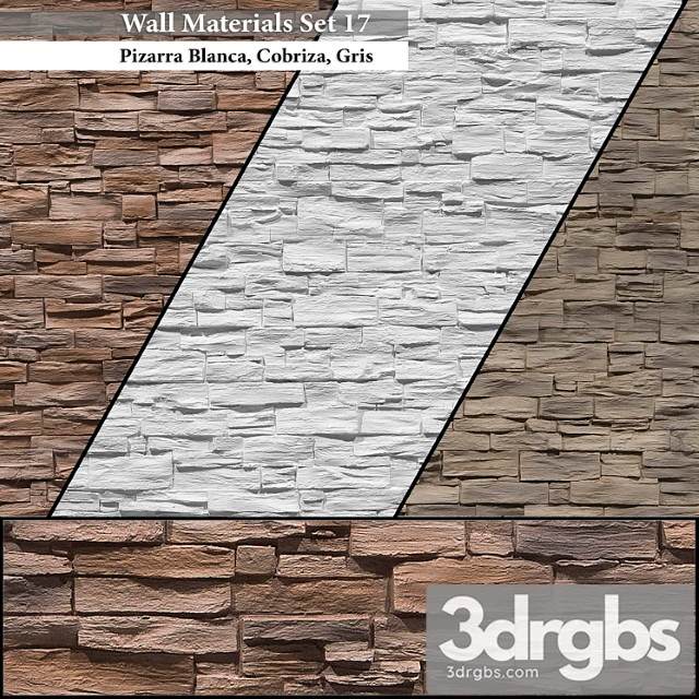 Wall materials set 17