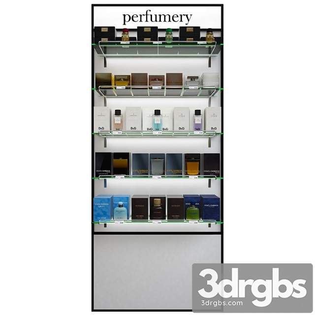 Rack with perfumery dolce & gabbana