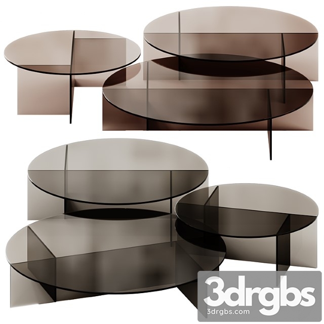 Sestante Round Coffee Tables by Tonelli Design