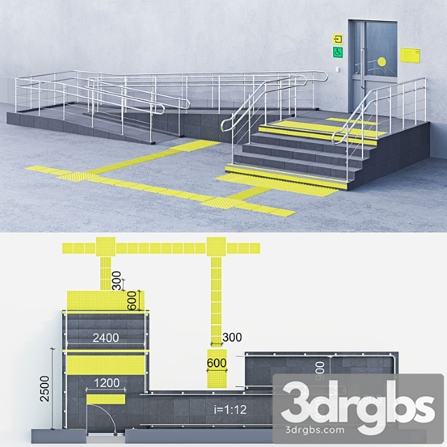 Adaptation of the entrance to the building for the disabled