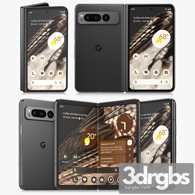 Google pixel fold black