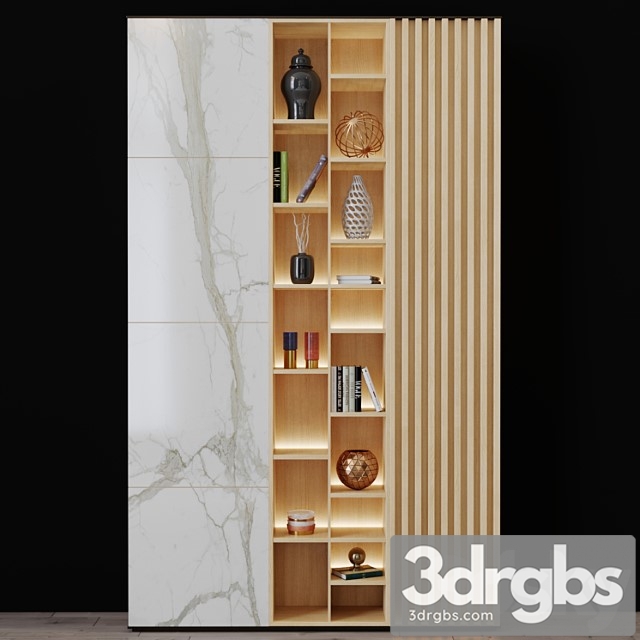 Shelving with decor 3 2