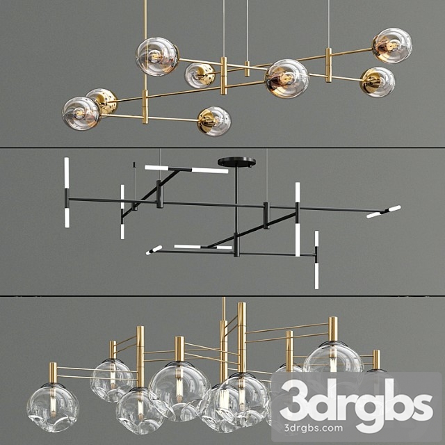 Altona Temper Gap Chandeliers Collection