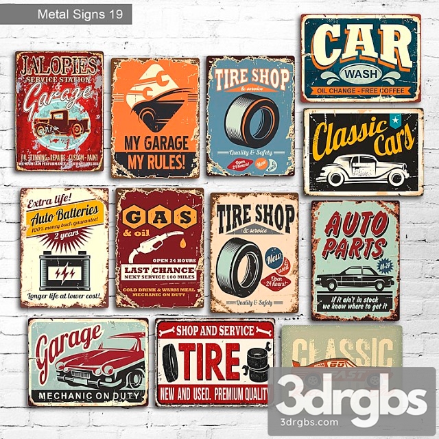 Metal signs 19