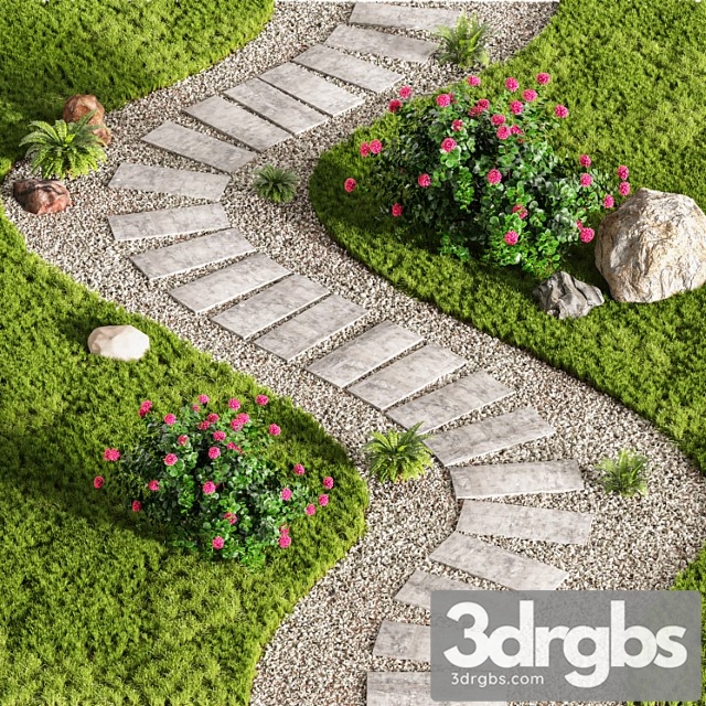 Stepping Stone Designs Decorative Floor Grass 02