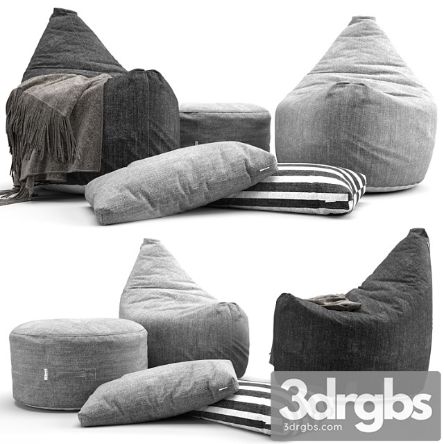 Weekend set lounge satellite beanbag