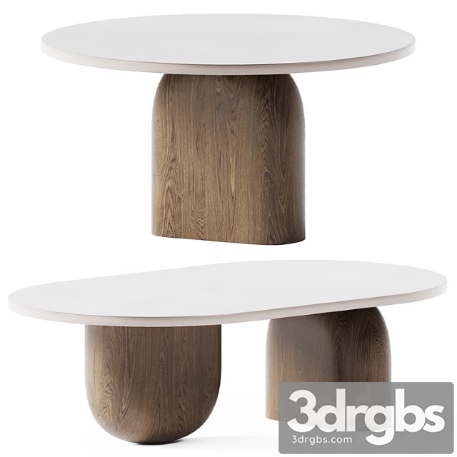 Oval coffee table philip by essential home