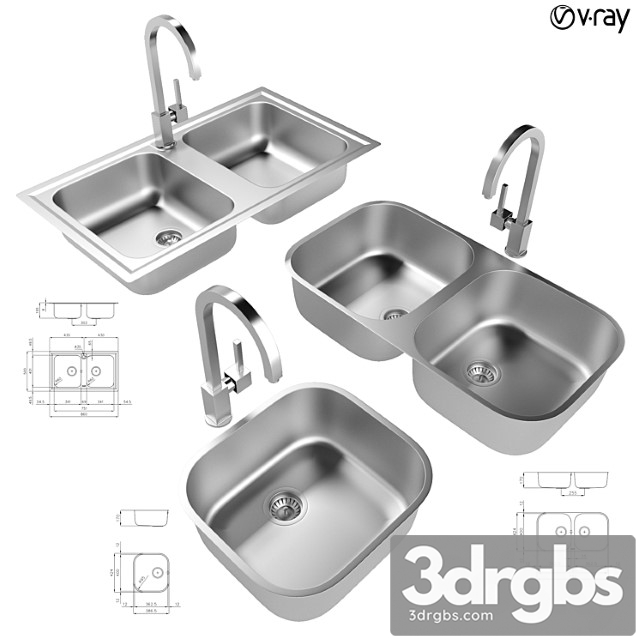 Collection of kitchen sinks 09