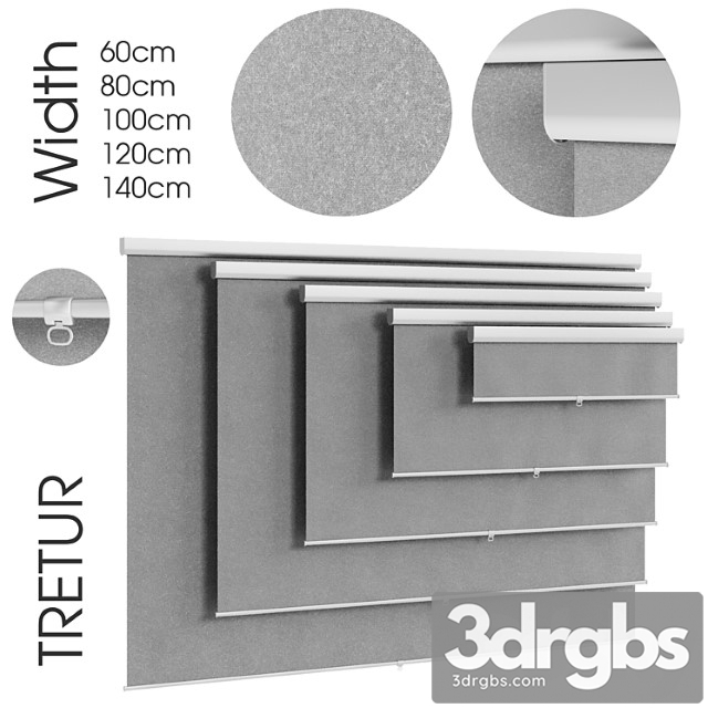 Tretur. ikea block-out roller blind