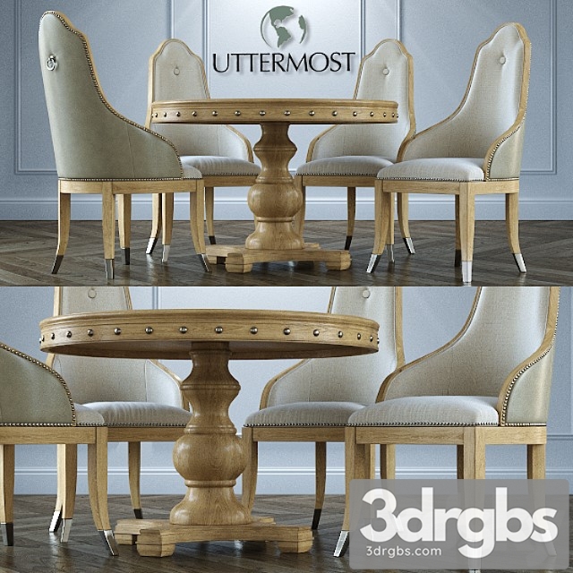 Table + chairs uttermost sylvana 2