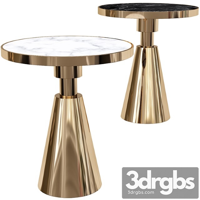 Designer marble side table