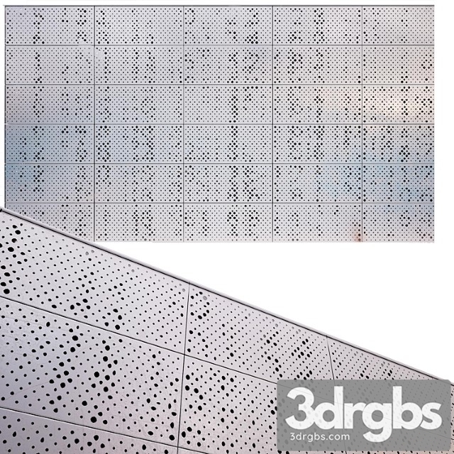 Perforated metal panel n16