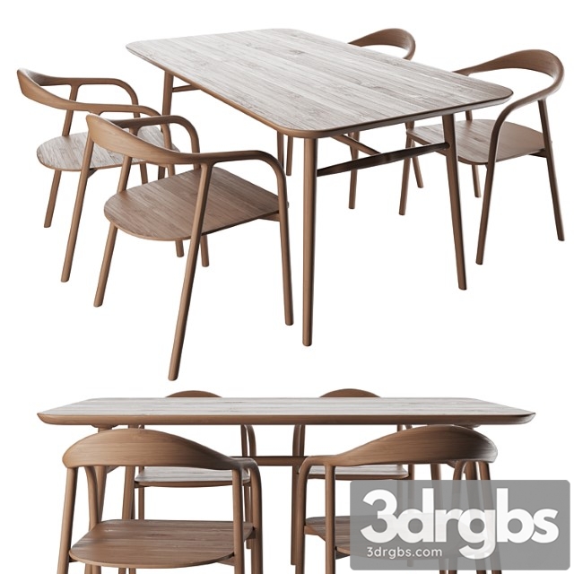 Table typhoon with chairs bio