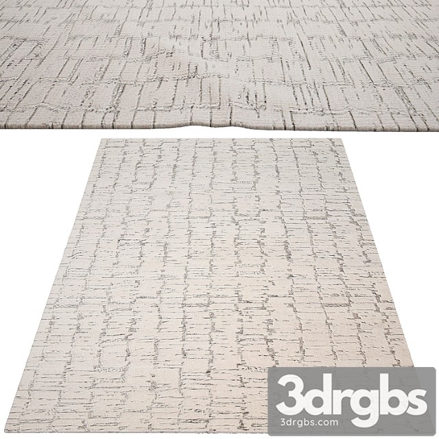 Oscillo hand-knotted rug