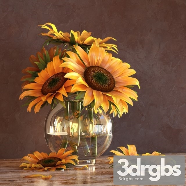 Sunflowers in a Vase