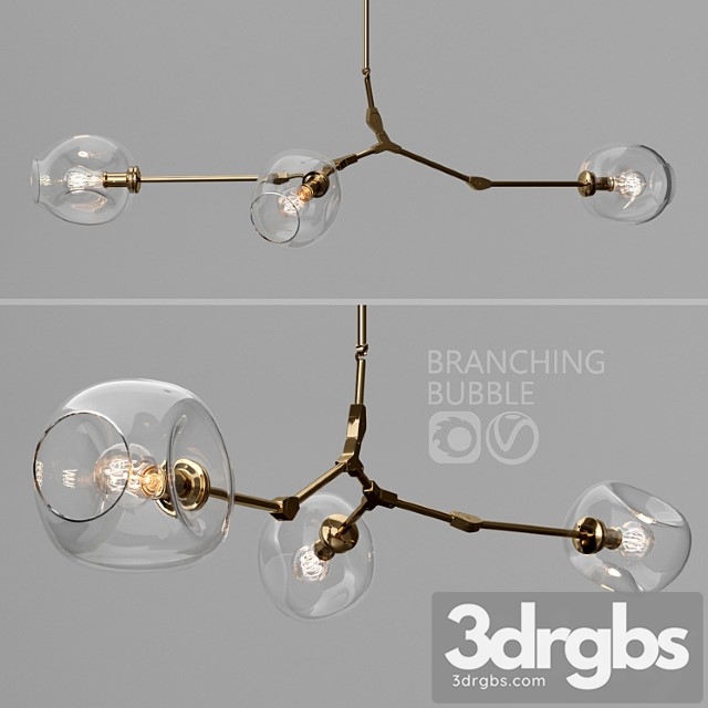 Branching Bubble 3 Lamps 10