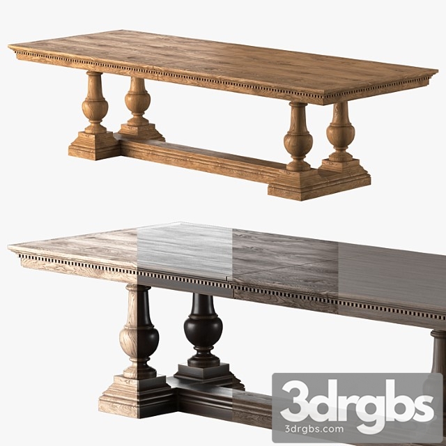 James rectangular extension dining table 62070652 dark 2