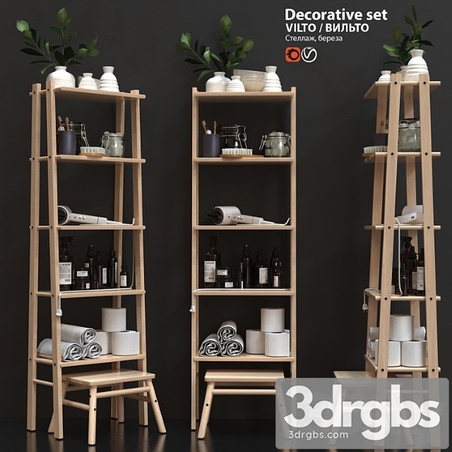 Decorative set ikea vilto