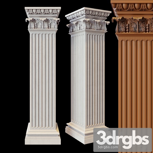 Decorative plaster Column