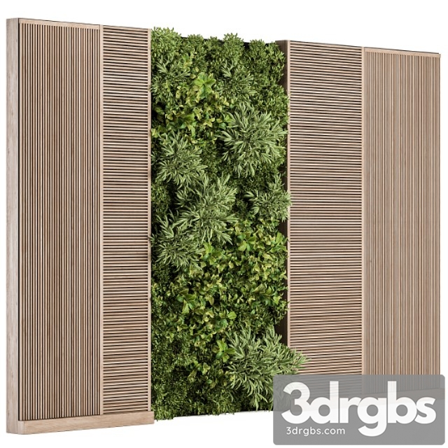 Vertical garden wood frame - wall decor 37