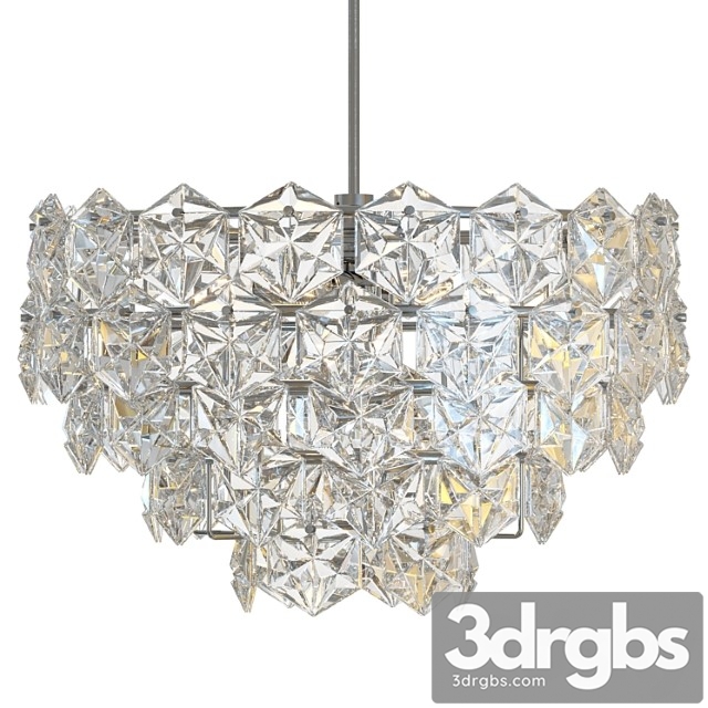 Kinkeldey Hexagonal Crystal Chandelier