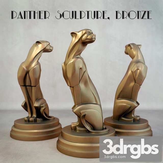 Panthere Sculpture Bronze