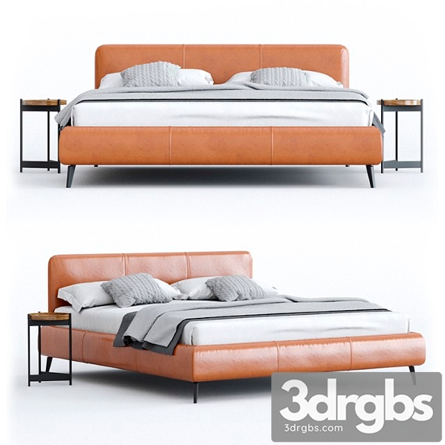 Bed with aris grille, ditre italia factory, relax collection collection 2