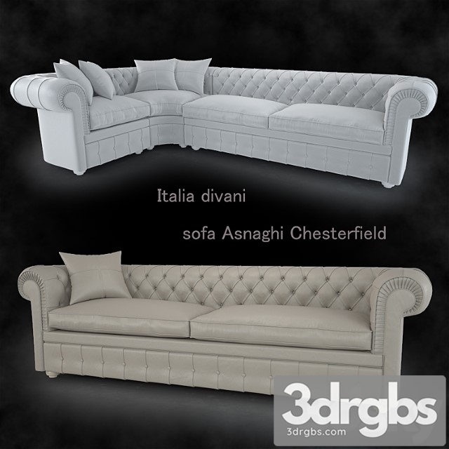 Asnaghi Chesterfield Sofa