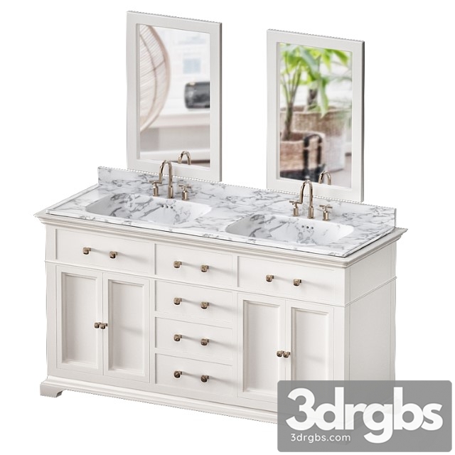 Double Bathroom Vanity Set See More by Azzuri