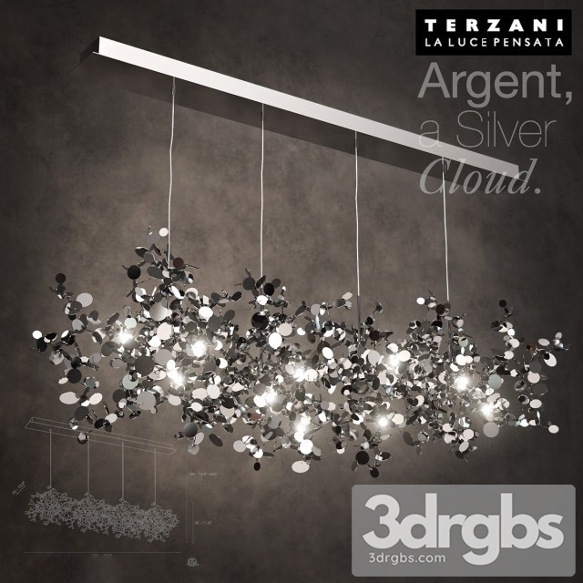 Terzani Argent Silver Cloud