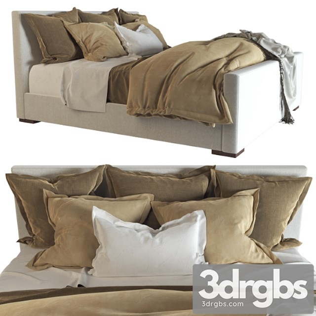 Desert modern bed ralph lauren (vray next) 2