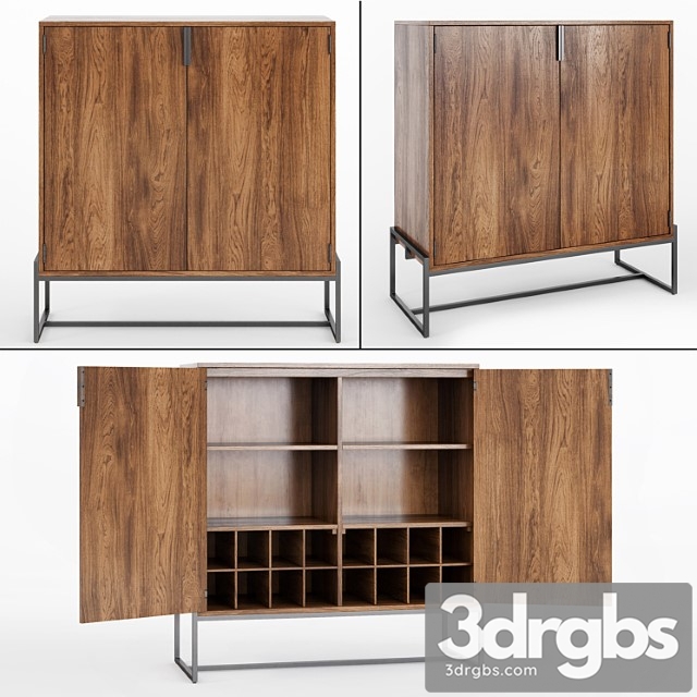 Article Oscuro Walnut Cabinet