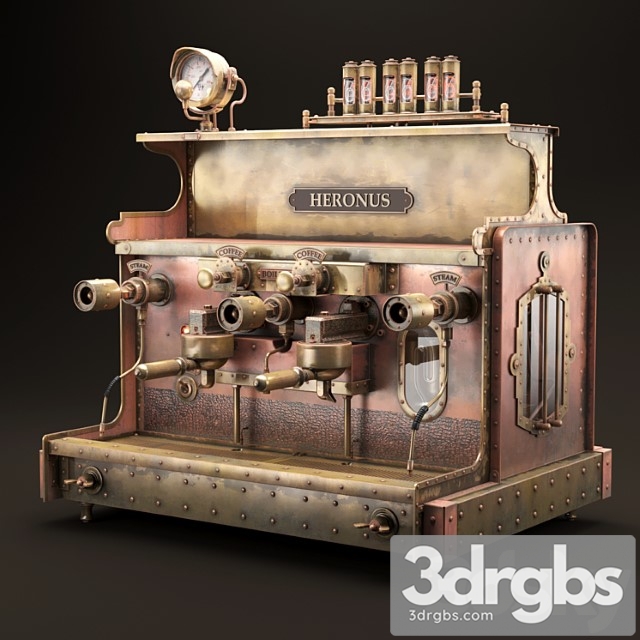 Steampunk coffee machine 2