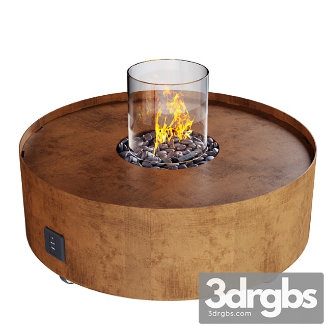 Planika galio fire pit corten