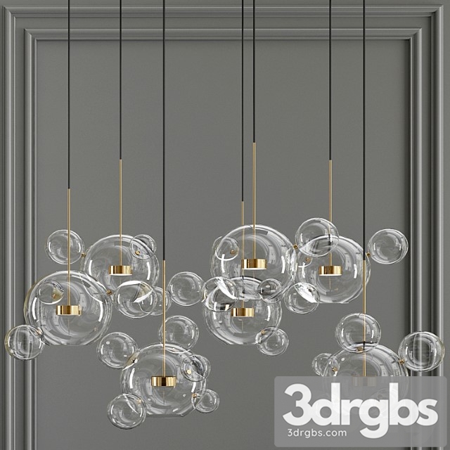 Bolle bubble led pendant lamp 34